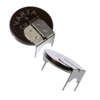 CR 2032 PCB 3 ВЫВОДА. ГОРИЗОНТ
